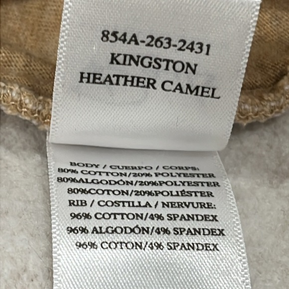 Rails Kingston Sweatpants Drawstring Heather Camel size Large - Picture 12 of 14